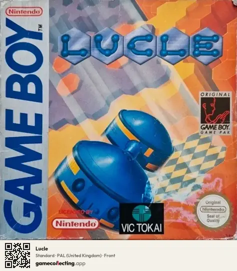 Lucle Game Boy, United Kingdom box front