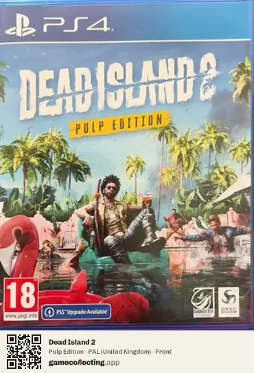 Dead Island 2 PlayStation 4, United Kingdom box front