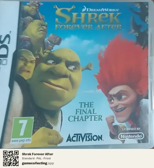 Shrek Forever After Nintendo DS, PAL box front