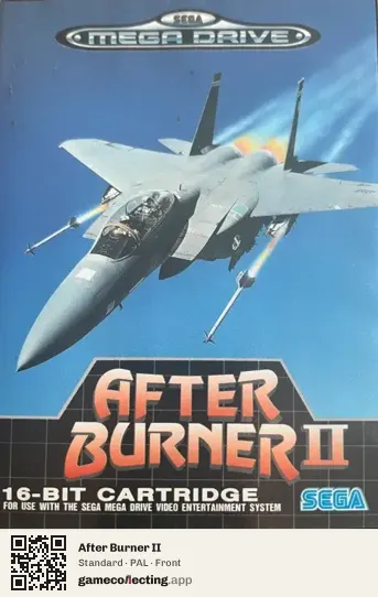 After Burner II Sega Mega Drive / Genesis, PAL box front