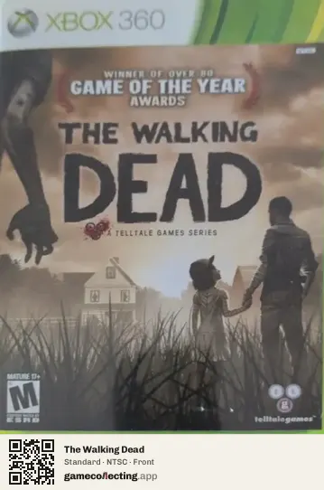 The Walking Dead Xbox 360, NTSC box front