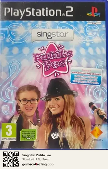 SingStar Patito Feo PlayStation 2, PAL box front