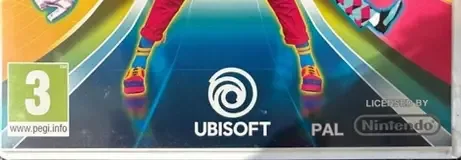 Just Dance 2018, the PEGI square on its front