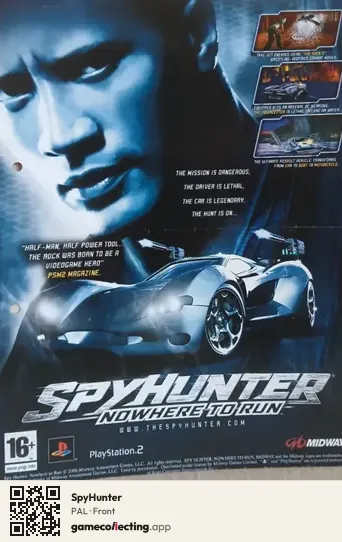 SpyHunter PlayStation 2, PAL box front