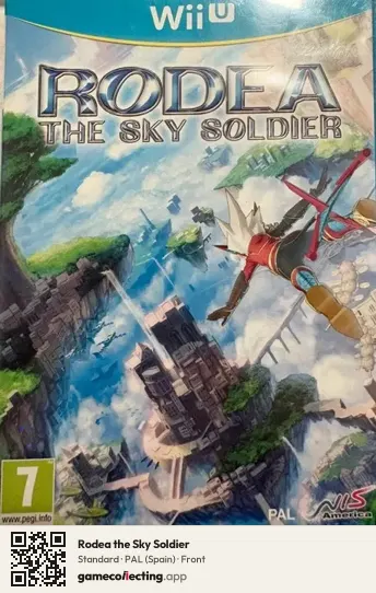 Rodea the Sky Soldier Nintendo Wii U, Spain box front