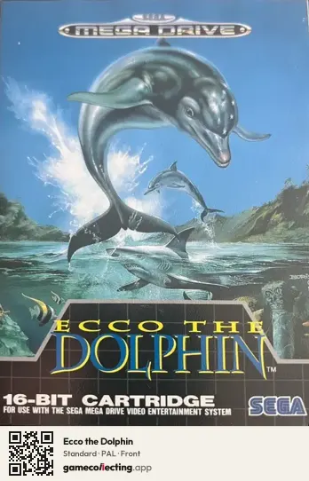 Ecco the Dolphin Sega Mega Drive / Genesis, PAL box front