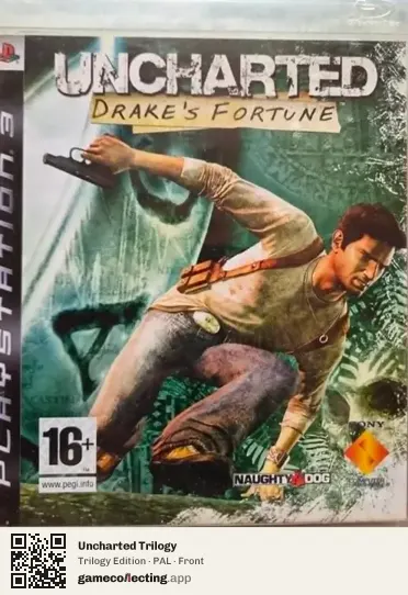 Uncharted Trilogy PlayStation 3, PAL box front