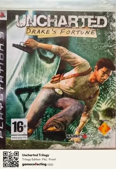 Uncharted Trilogy PlayStation 3, PAL box front