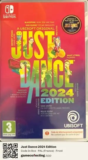 Just Dance 2024 Edition Nintendo Switch, France box front