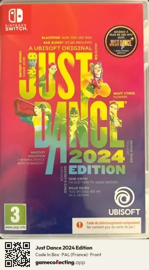 Just Dance 2024 Edition Nintendo Switch, France box front