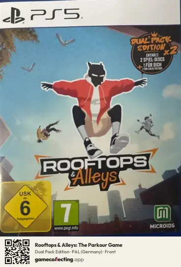 Rooftops & Alleys: The Parkour Game PlayStation 5, Germany box front