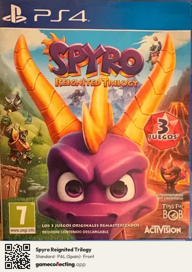 Spyro Reignited Trilogy PlayStation 4, Spain box front