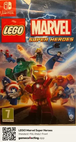 LEGO Marvel Super Heroes Nintendo Switch, Italy box front