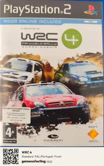 WRC 4 PlayStation 2, Portugal box front