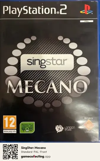 SingStar: Mecano PlayStation 2, PAL box front