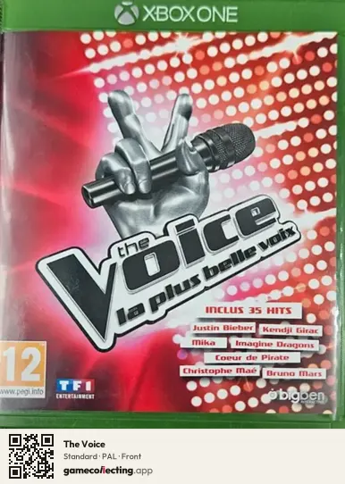 The Voice Xbox One, PAL box front