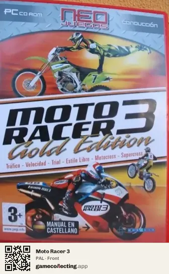 Moto Racer 3 Computer, PAL box front
