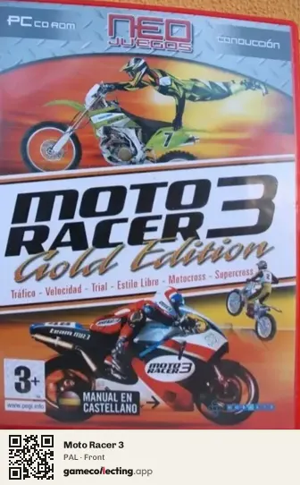 Moto Racer 3 Computer, PAL box front