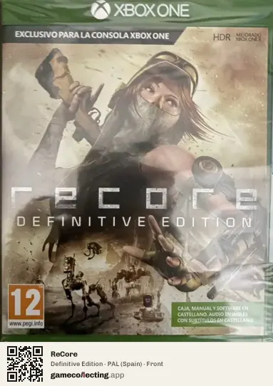 ReCore Xbox One, Spain box front