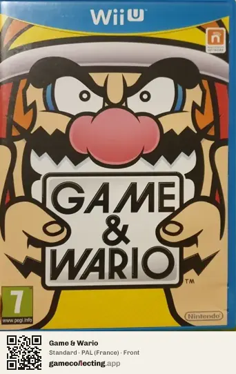 Game & Wario Nintendo Wii U, France box front