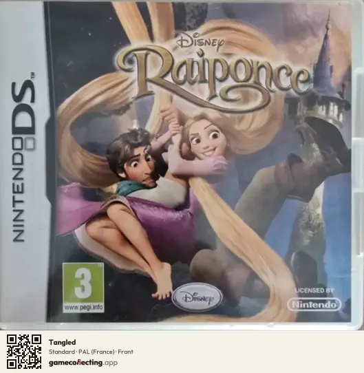 Tangled Nintendo DS, France box front