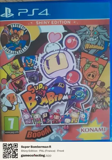 Super Bomberman R PlayStation 4, France box front
