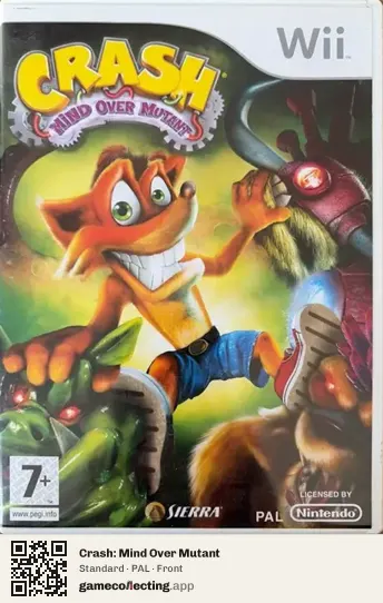 Crash: Mind Over Mutant Nintendo Wii, PAL box front
