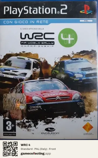 WRC 4 PlayStation 2, Italy box front