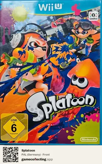 Splatoon Nintendo Wii U, Germany box front