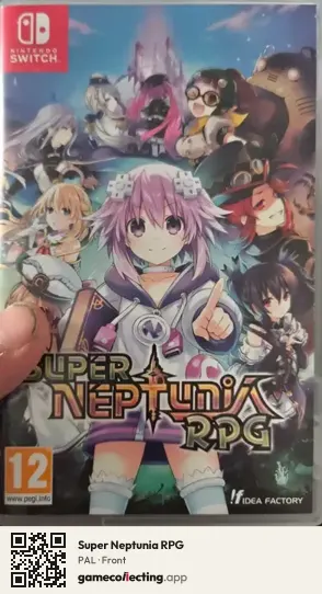 Super Neptunia RPG Nintendo Switch, PAL box front