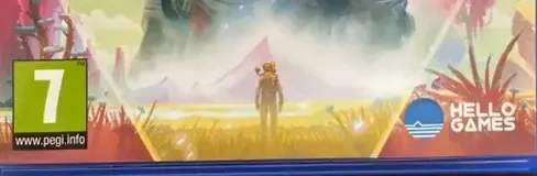 No Man's Sky, the USK square on its front