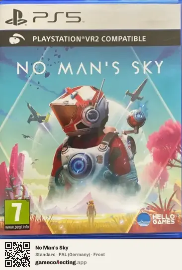 No Man's Sky PlayStation 5, Germany box front