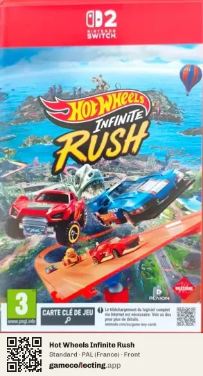 Hot Wheels Infinite Rush Nintendo Switch 2, France box front