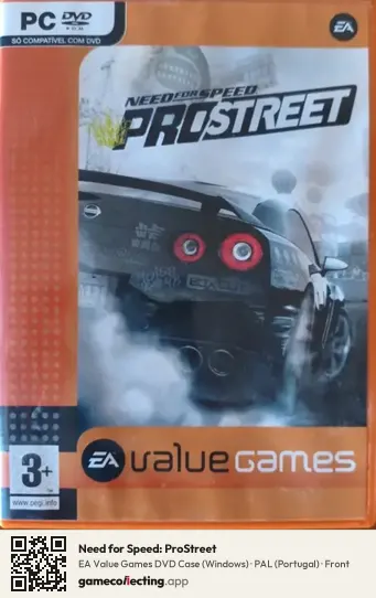 Need for Speed: ProStreet Computer, Portugal box front