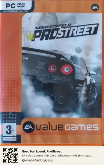 Need for Speed: ProStreet Computer, Portugal box front