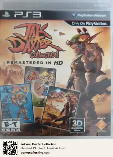 Jak and Daxter Collection PlayStation 3, North America box front