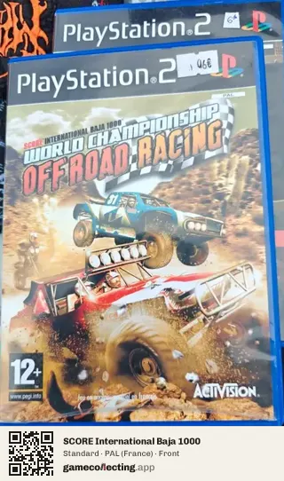 SCORE International Baja 1000 PlayStation 2, France box front