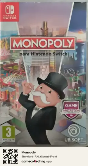 Monopoly Nintendo Switch, Spain box front