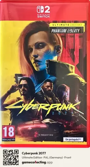 Cyberpunk 2077 Nintendo Switch 2, Germany box front
