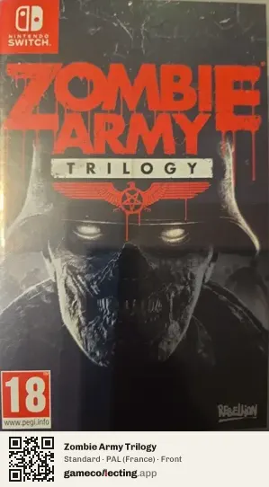 Zombie Army Trilogy Nintendo Switch, France box front