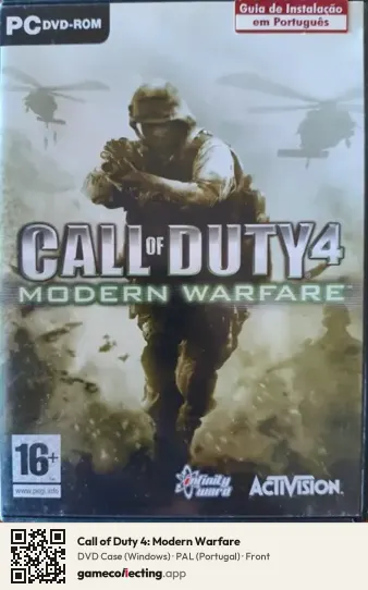 Call of Duty 4: Modern Warfare Computer, Portugal box front