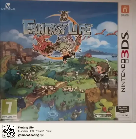 Fantasy Life Nintendo 3DS, France box front