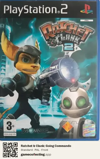 Ratchet & Clank: Going Commando PlayStation 2, PAL box front