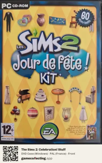 The Sims 2: Celebration! Stuff Computer, France box front