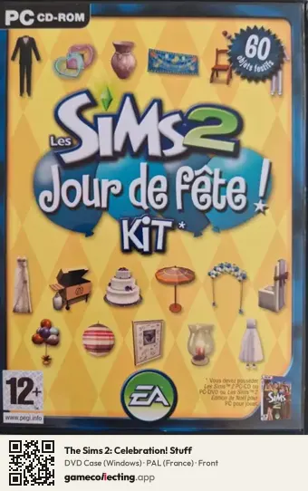The Sims 2: Celebration! Stuff Computer, France box front