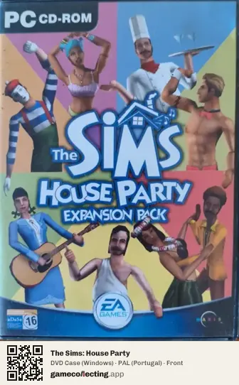 The Sims: House Party Computer, Portugal box front