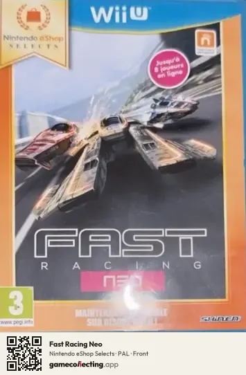 Fast Racing Neo Nintendo Wii U, PAL box front