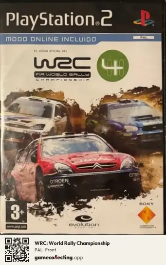 WRC: World Rally Championship PlayStation 2, PAL box front