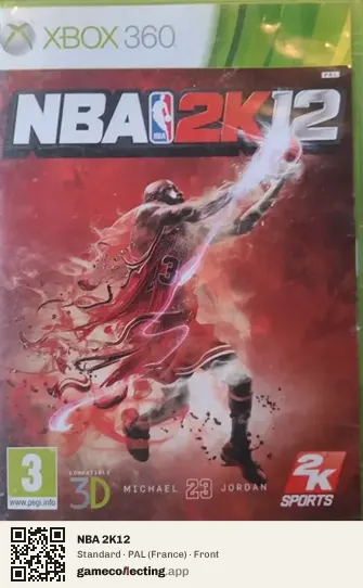 NBA 2K12 Xbox 360, France box front