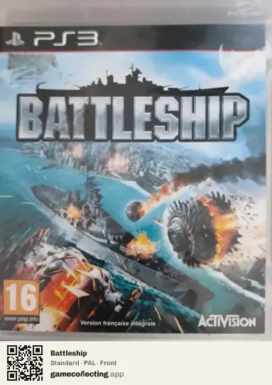 Battleship PlayStation 3, PAL box front